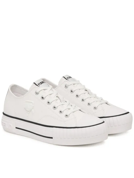KARL LAGERFELD Trampki Kampus Max KL60426 Biały