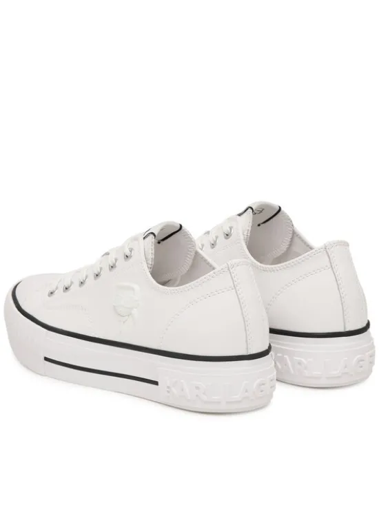 KARL LAGERFELD Trampki Kampus Max KL60426 Biały