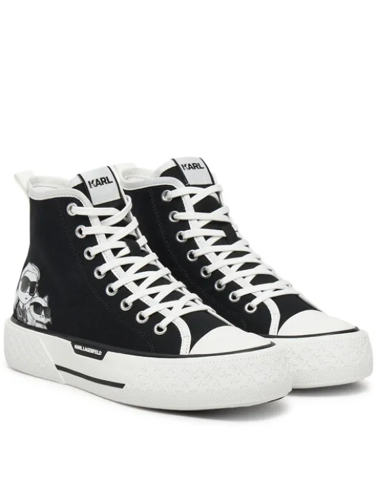 KARL LAGERFELD Trampki KL60654T Czarny