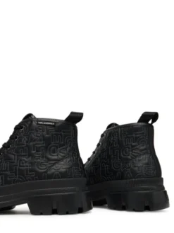 KARL LAGERFELD Trzewiki KL25231 Czarny
