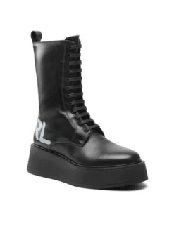 KARL LAGERFELD Trzewiki KL42475 Czarny