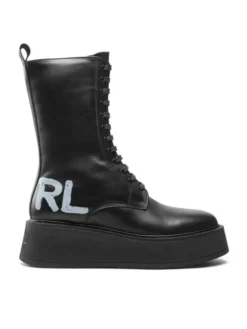 KARL LAGERFELD Trzewiki KL42475 Czarny