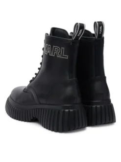KARL LAGERFELD Trzewiki KL44475 Czarny