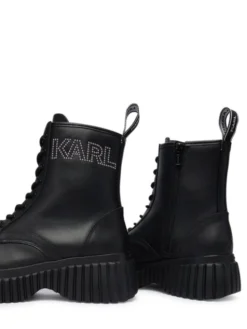 KARL LAGERFELD Trzewiki KL44475 Czarny