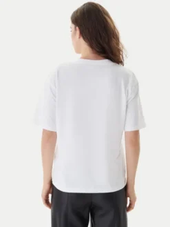 KARL LAGERFELD T-Shirt B1W17031 Biały Relaxed Fit