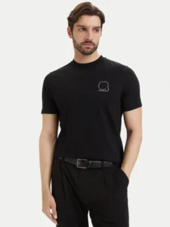 KARL LAGERFELD T-Shirt 755026 563224 Czarny Regular Fit