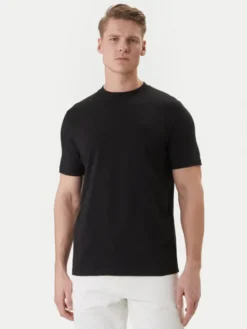 KARL LAGERFELD T-Shirt 755034 562235 Czarny Regular Fit