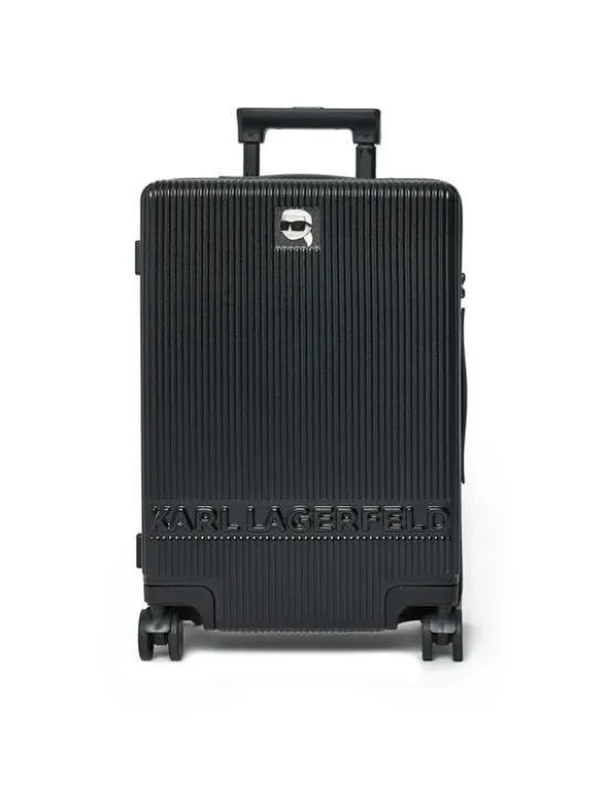 KARL LAGERFELD Walizka kabinowa A1W30421 Czarny