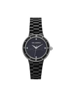 KARL LAGERFELD Zegarek R0553104504 Czarny