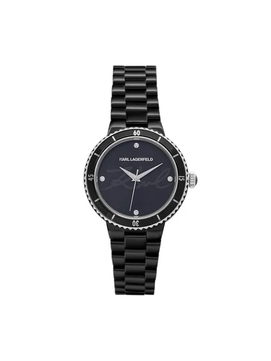 KARL LAGERFELD Zegarek R0553104504 Czarny