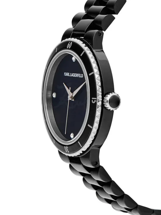 KARL LAGERFELD Zegarek R0553104504 Czarny