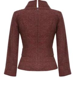 Kasia Zapała Marynarka Amal II Czerwony Slim Fit