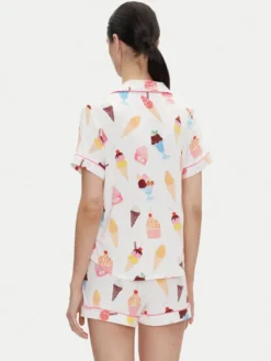 Kate Spade Piżama KSI12746 Biały Regular Fit