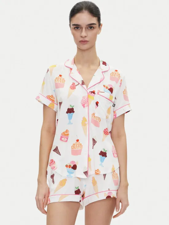 Kate Spade Piżama KSI12746 Biały Regular Fit