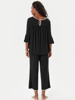 Kate Spade Piżama KSI01506 Czarny Regular Fit