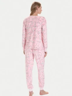 Kate Spade Piżama KSI92767F Różowy Regular Fit