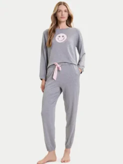 Kate Spade Piżama KSI92759 Szary Regular Fit