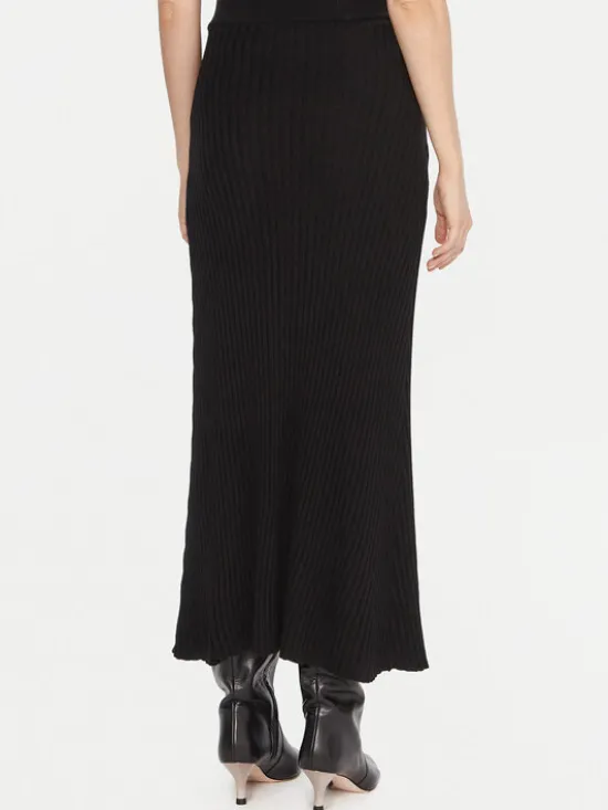 Kontatto Spódnica maxi 3M0955C Czarny Regular Fit