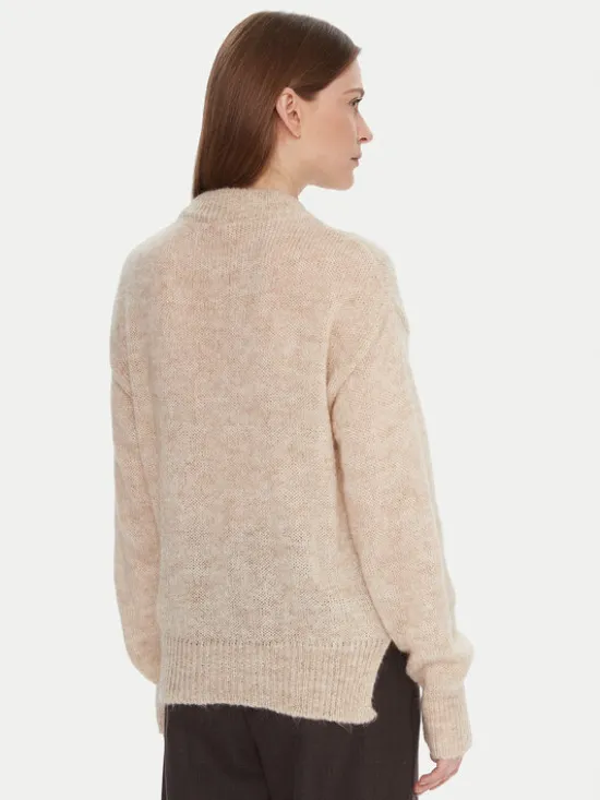 Kontatto Sweter 3M0915C Beżowy Regular Fit