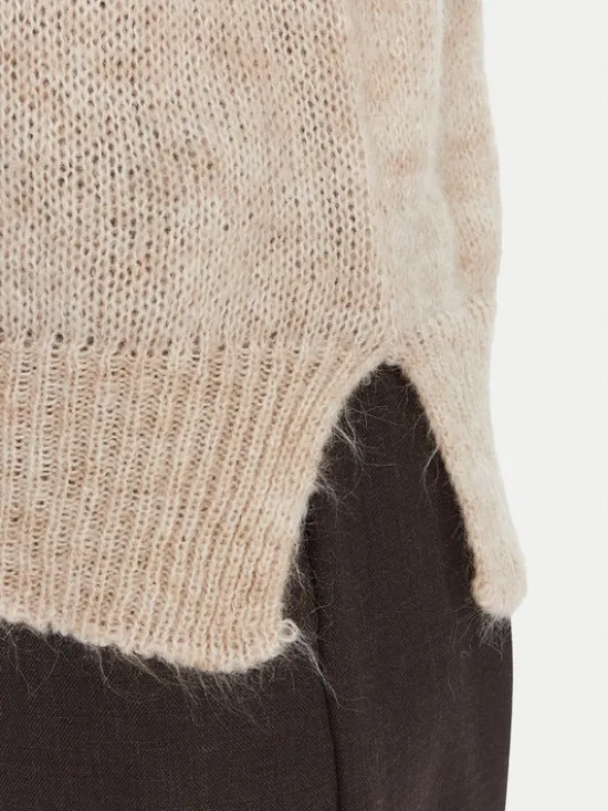Kontatto Sweter 3M0915C Beżowy Regular Fit