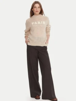 Kontatto Sweter 3M0915C Beżowy Regular Fit