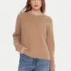 Kontatto Sweter 3M0863C Beżowy Relaxed Fit