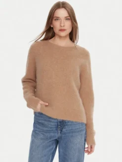 Kontatto Sweter 3M0863C Beżowy Relaxed Fit