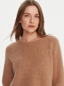 Kontatto Sweter 3M0863C Beżowy Relaxed Fit