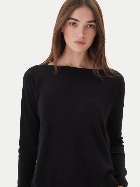 Kontatto Sweter 3M0800C Czarny Regular Fit