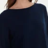 Kontatto Sweter 3M0801C Granatowy Regular Fit