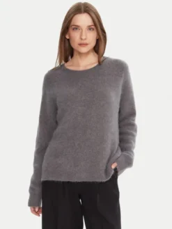 Kontatto Sweter 3M0863C Szary Relaxed Fit