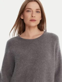 Kontatto Sweter 3M0863C Szary Relaxed Fit