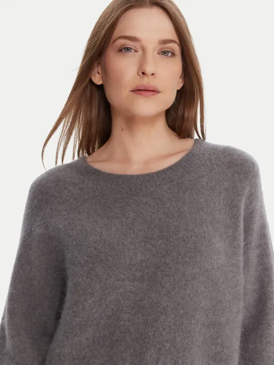 Kontatto Sweter 3M0863C Szary Relaxed Fit