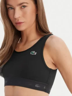 Lacoste Biustonosz sportowy IF0133 Czarny