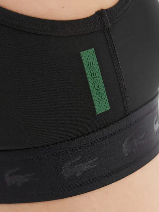 Lacoste Biustonosz sportowy IF0133 Czarny