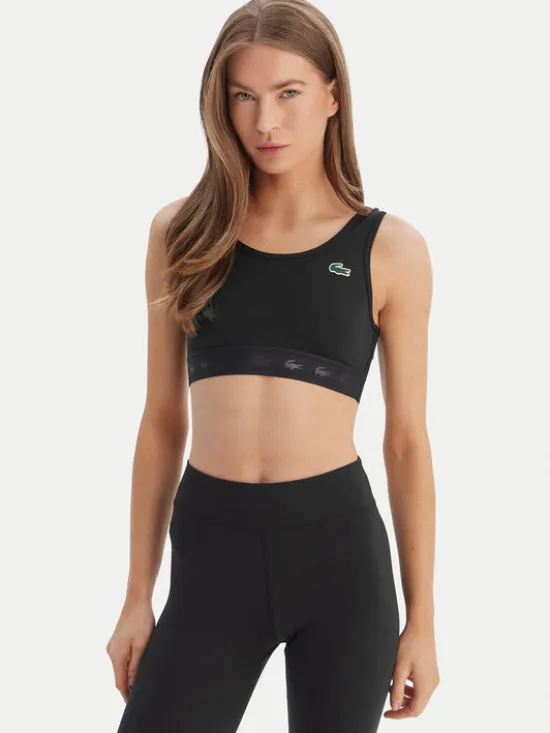 Lacoste Biustonosz sportowy IF0133 Czarny