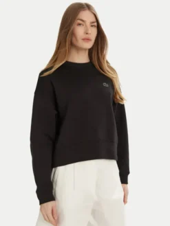 Lacoste Bluza SF5614 Czarny Oversize