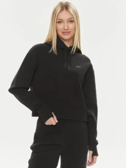 Lacoste Bluza SF0281 Czarny Regular Fit