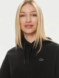 Lacoste Bluza SF0281 Czarny Regular Fit