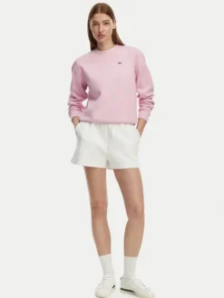Lacoste Bluza SF5245 Różowy jasny Relaxed Fit