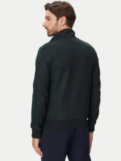 Lacoste Bluza SH1368 Zielony ciemny Regular Fit