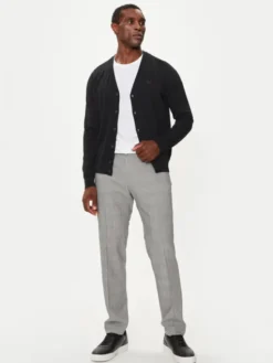 Lacoste Kardigan AH5665 Czarny Regular Fit