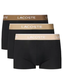 Lacoste Komplet bokserek 5H1297 Czarny Regular Fit