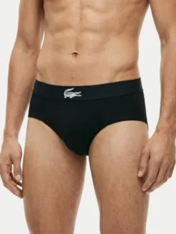 Lacoste Komplet slipów 8H7761 Czarny