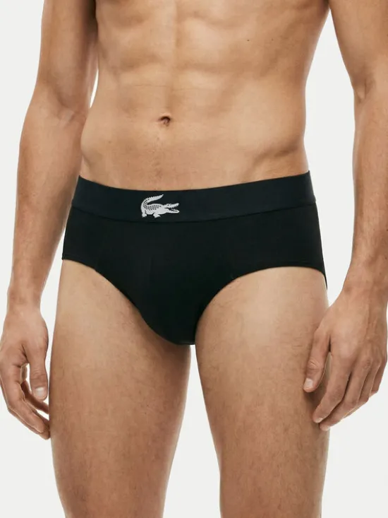 Lacoste Komplet slipów 8H7761 Czarny