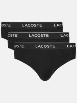 Lacoste Komplet slipów 8H1293 Czarny