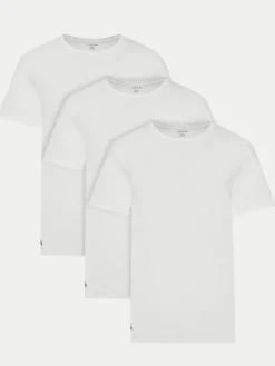 Lacoste Komplet t-shirtów TH9010 Biały Regular Fit