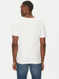 Lacoste Komplet t-shirtów TH9008 Biały Slim Fit