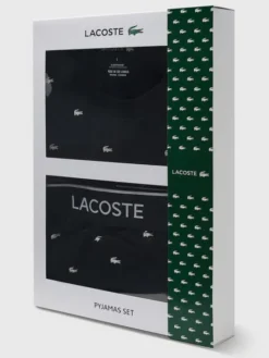 Lacoste Piżama 4H3304 Czarny Regular Fit