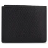 Lacoste Portfel Billfold Zip Case NH2826CE Czarny